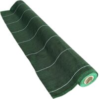 Toile de paillage anti mauvaises herbes Longueur 50m Largeur 1,38m Coloris Vert 130gr m2 ZENLYS