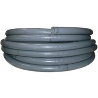 Tuyau PVC souple 10M Ø 40mm – Pression 18 bars – Antichoc et indéformable – Pour bassins et piscines – Espiroflex