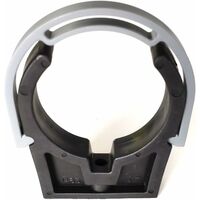 Collier PVC de fixation à clip fermé PVC 63mm (1 Pièce)