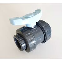 Vanne Interplast 40mm à coller double union démontable 4cm / 40 mm PN16 PVC PRESSION