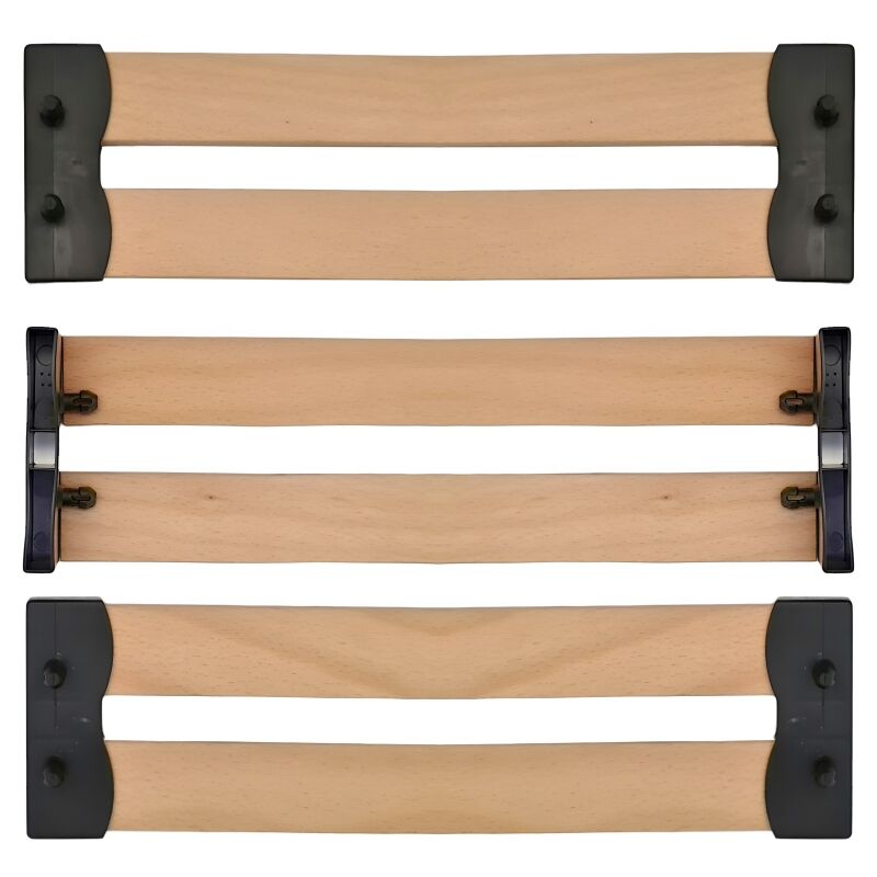 Lot De 3 Lattes De Sommier Hêtre 82.7 Cm - Largeur 48mm, 7 Plis - Pour Lit, Canapé Clic-clac, BZ