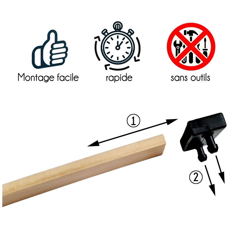 Lot de 6 Lattes 66 cm 660mm Largeur 38mm épaisseur 8mm bois hêtre durable Sommier lit canapé clic clac bz 7 plis rechange renfort résistant soutien matelas SCM Créations Lot de 6 Lattes 66 cm 660mm Largeur 38mm épaisseur 8mm bois hêtre durable Sommier lit canapé clic clac bz 7 plis rechange renfort résistant soutien matelas SCM Créations