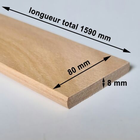 SCM Créations Latte da 89,1 e 159 cm, larghezza 60 mm, spessore 8 mm, 7