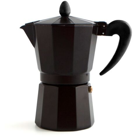 Cafetera 3T Black Coffee Aluminio Induccion Quid 6 tazas