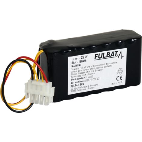 Batterie FL-AL02 Li-ion Fulbat 25V , 126Wh , 5Ah (1/4)