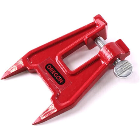 Oregon – Étau de maintien pour tronçonneuse – Compatible avec guide-chaîne standard – Installation facile sur souche – 26368A
