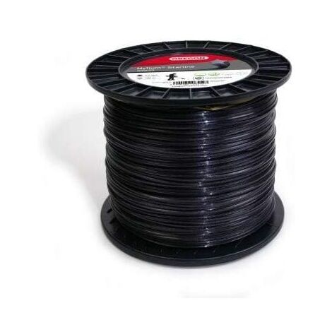 Fil débroussailleuse Carré Nylium Noir ø4.0mm/81m Oregon 581221