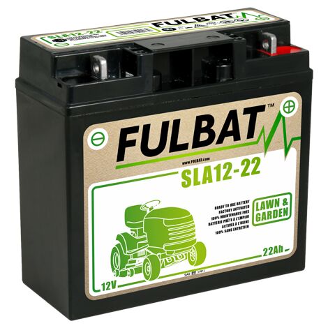 BATTERIE SLA 12-22 ETANCHE 12V 23.1 Ah 182-77-168 - / + (1/2)
