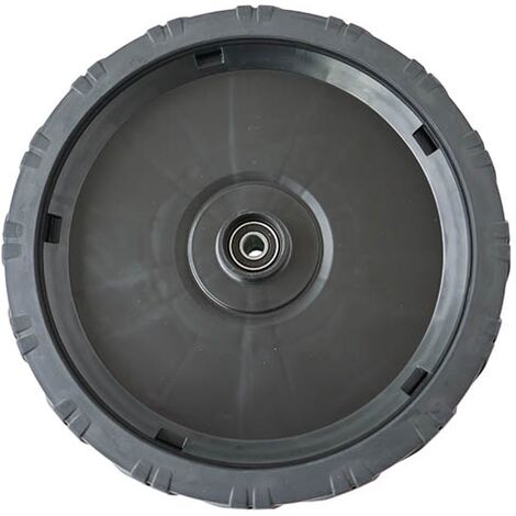 Kit De 2 Roues Arrière Avec Enjoliveurs Pour Tondeuse à Gazon Scheppach MS132-42 SE - Pièces De Rechange Compatibles