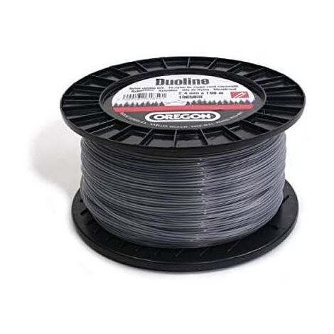 Fil débroussailleuse Rond Duoline Transparent/Noir ø4.0mm/64m Oregon 581220