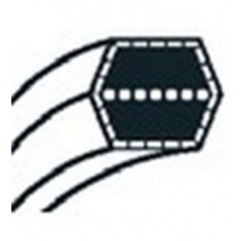 Courroie De Coupe Hexagonale Type Aa85, Origine Stiga. (1/3)