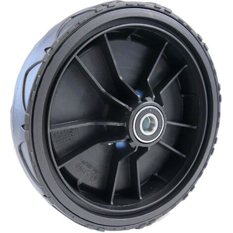 Roue avant tondeuse à gazon – Compatible avec modèles Stiga, Mac Allister, GGP – Roulement inclus – Largeur 48mm