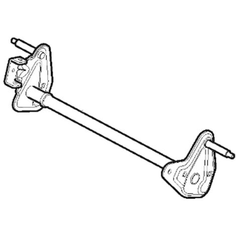 Axe roue arriere tondeuse GGP - 381302817/0