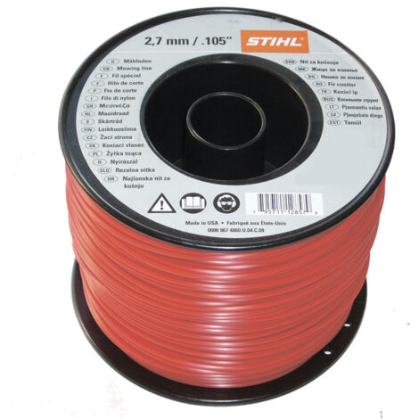 Fil de coupe Stihl 2 7 mm x 240 m pentagone