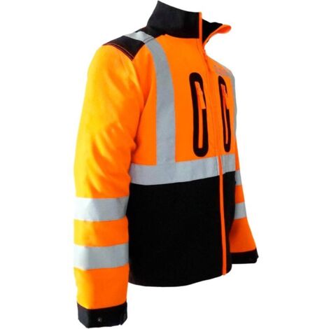 Gilet sans manche haute visibilité multipoches Jaune et Orange fluo