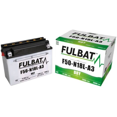 Batterie F50-N18L-A DRY 12V 21,1Ah – FULBAT – 260 A – 550899 (1/3)