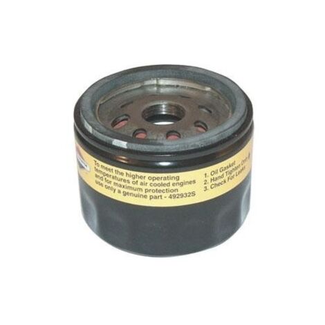 Briggs & Stratton – Filtre à huile pour moteur thermique – Compatible Briggs et Stratton 13-18 cv – Ø extérieur 74mm – 492932S