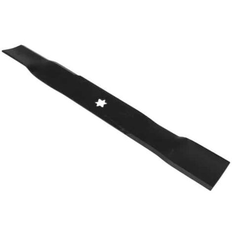 Lame de tondeuse mulching 59 cm – Compatible MTD et autres marques – Alésage étoile 6 branches – Coupe efficace pour pelouse (1/2)