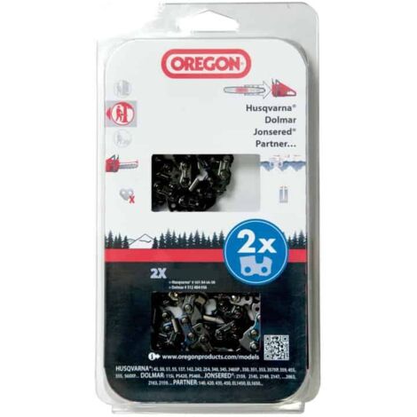 Chaîne tronçonneuse Oregon 564441 - lot de 2 (1/4)