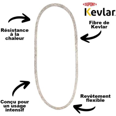 KEVLAR Envuelto Industrial Y Cortacésped Correa B33K 5L360K 5/8 X 36" Heavy Duty - Foto 11