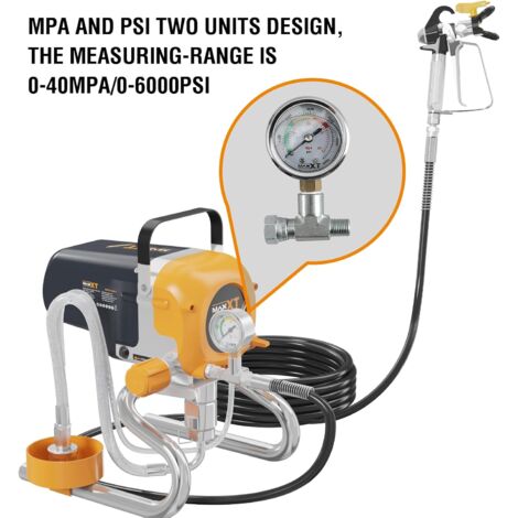 Accessoire De Pulvérisation Peinture Sans Air - Pointe 517 Avec Rallonge 8 Pouces