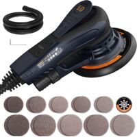 Ponceuse Excentrique MAKITA BO5031J - 300 W, Ø 125 Mm, Maniable Et Efficace Pour Le Ponçage Fin Et Intermédiaire