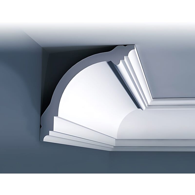 Corniche Moulure Cimaise Décoration de stuc Orac Decor CB500N BASIXX Profil décoratif du mur 2 m