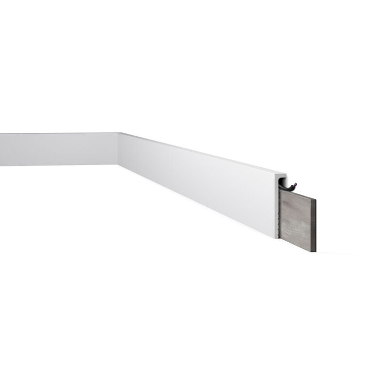 Socle Cuisine PVC Brillant Noir 150 Cm – Hauteur 100 Mm Holzbrink HBK10