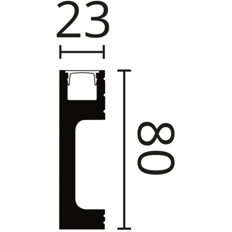 Corniche cache tringle à rideau & éclairage indirect C991 Orac