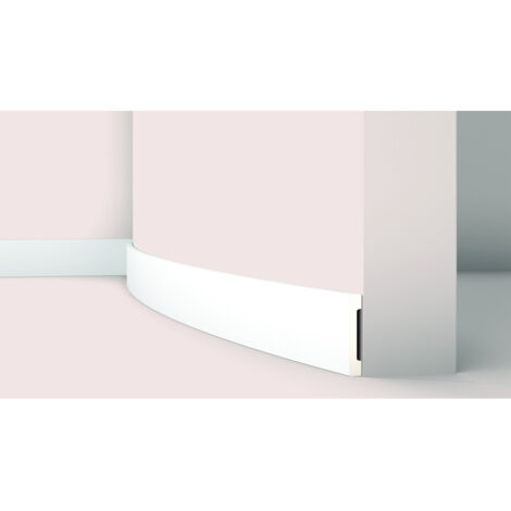 Plinthe NMC FD2S Flex WALLSTYL Noel Marquet Moulure décorative flexible Cimaise Encadrement de porte design moderne blanc 2 m (1/5)