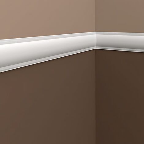 Cimaise 151360 Profhome Moulure décorative Moulure frise style Néo-Classicisme blanc 2 m