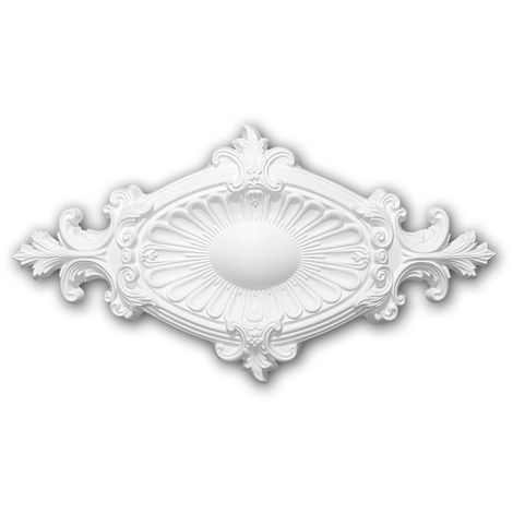 Rosace Profhome 156024 Élement décorative Élement pour plafond Ø 49,6 cm