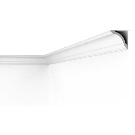 GO NOMASTYL Moulure de plafond Polystyrène Noël & Marquet 80 x 80 x 2000 - 1 pièce (1/4)