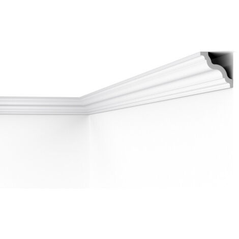 GR NOMASTYL Moulure de plafond Polystyrène Noël & Marquet 85 x 80 x 2000 - 1 pièce