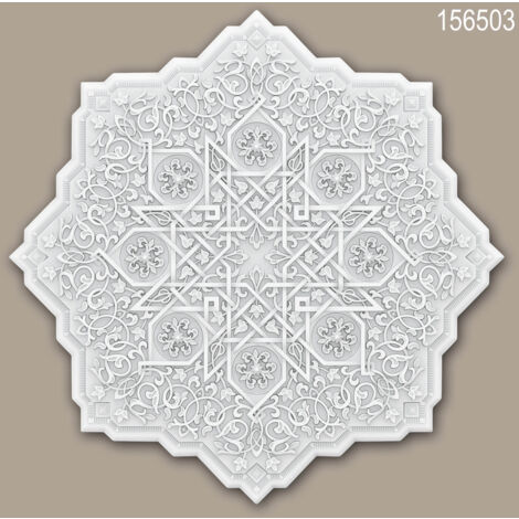 Médaillon De Plafond Décoratif En PU - Style Français, élégant - Pour Lustres Et Plafonniers