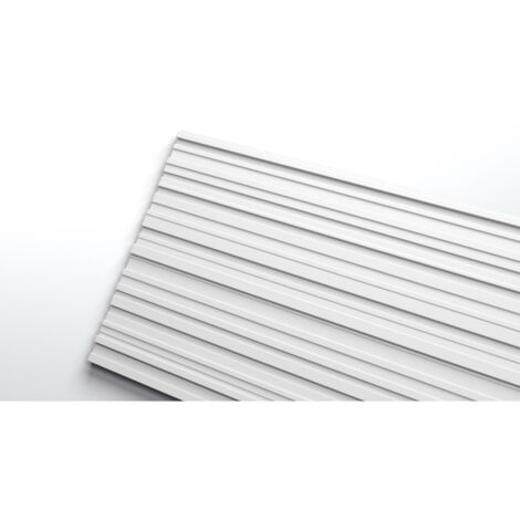 3d panneau mural NMC ALLEGRETTO ARSTYL Noel Marquet Lambris mural Panneau acoustique Cimaise Moulure en stuc Moulure décorative design moderne blanc 2 m (1/5)