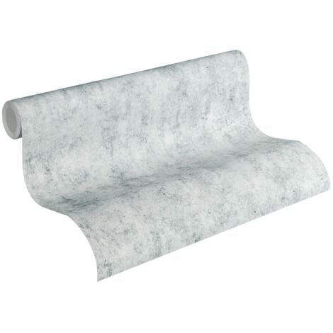 Papier peint aspect pierre carrelage Profhome 361551 papier peint intissé lisse avec un dessin nature mat gris 5,33 m2