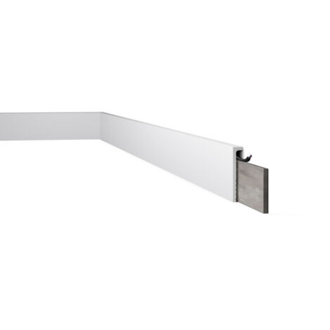 Moulure couvrante NMC CF2S WALLSTYL Noel Marquet Moulure décorative Plinthe Moulure décorative design moderne blanc 2 m