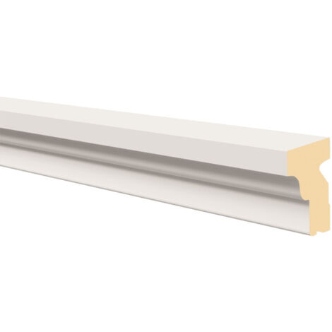 Appui de fenêtre NMC FA12 DOMOSTYL Noel Marquet Moulure de façade Encadrement de fenêtre Profil de façade design intemporel classique blanc 2 m (1/5)