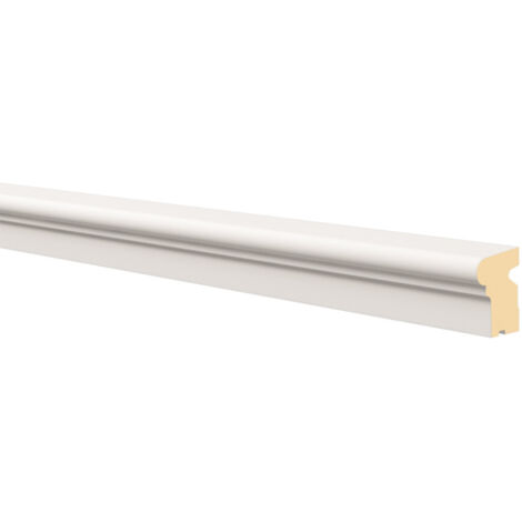 Appui de fenêtre NMC FA14 DOMOSTYL Noel Marquet Moulure de façade Encadrement de fenêtre Profil de façade design intemporel classique blanc 2 m (1/3)