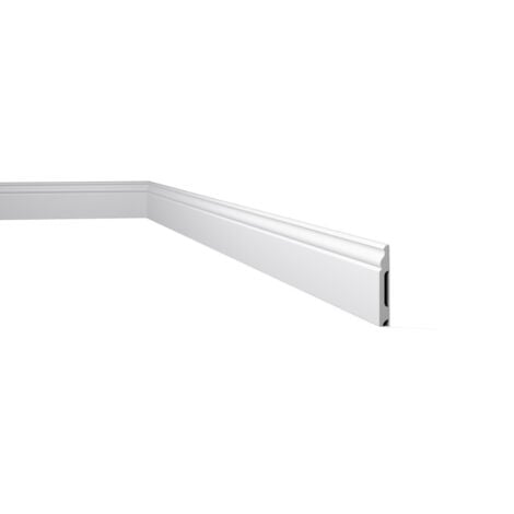 Plinthe NMC FB2F WALLSTYL Noel Marquet Profil de décoration design intemporel classique blanc 2 m