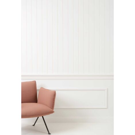 Plinthe NMC FB2F WALLSTYL Noel Marquet Profil de décoration design intemporel classique blanc 2 m