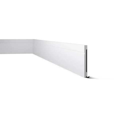 NMC – Plinthe polystyrène HD Noël & Marquet 200 x 18 x 2000 – Protection contre chocs et salissures – Design linéaire moderne – 1 pièce (1/5)