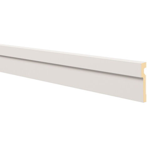 Encadrement de porte NMC MA3 DOMOSTYL Noel Marquet Moulure de façade Encadrement de fenêtre Profil de façade design moderne blanc 2 m (1/3)