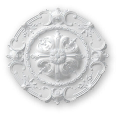 Rosace NMC R6 ARSTYL Noel Marquet Élement décorative design intemporel classique blanc diamètre 42 cm (1/3)