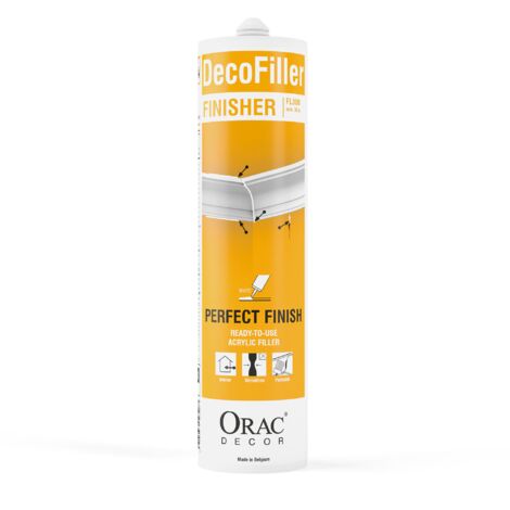 Orac – Enduit acrylique léger 310ml – FL300 – Séchage rapide 15 min – Finition lisse pour joints et retouches – Application facile au pistolet (1/3)