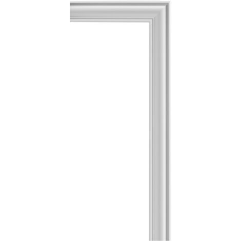 Orac – Profil moulure DX174-2300 en Duropolymer® – Longueur 230 cm, Largeur 2.2 cm, Hauteur 6 cm – Résistant aux chocs, finition blanche