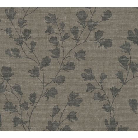 Papier Peint Métallisé Texturé Debona Sofia - Motif Feuille/fleur Pailletté - Rose Gold 2455 - 53cm X 10m
