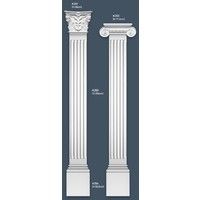 Pilastre Chapiteau Elément décoratif de stuc Orac Decor K251 LUXXUS Motif feuille d'acanthe en mousse solide