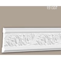 Cimaise 151337 Profhome Moulure décorative style Rococo-Baroque blanc 2 m